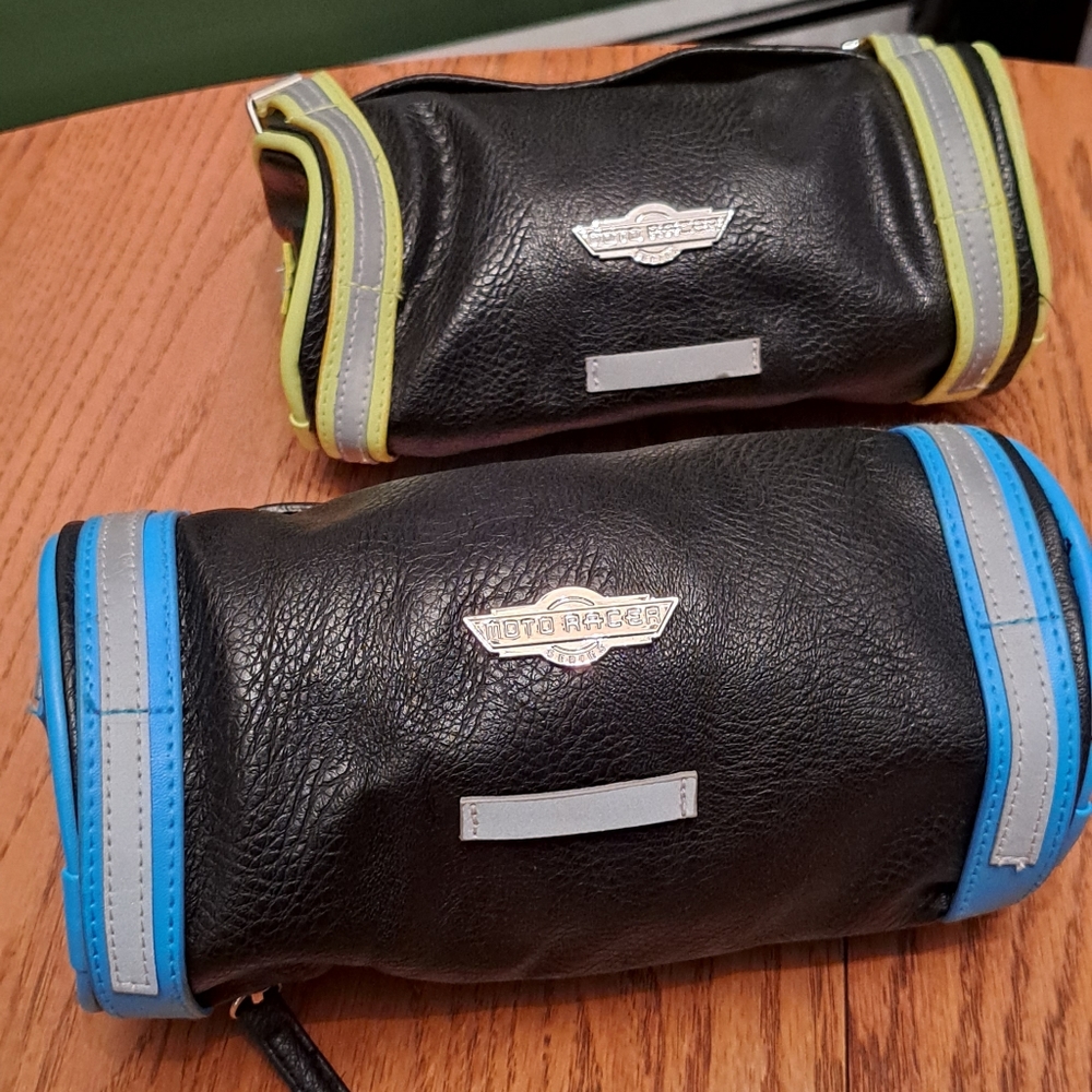 Two bicycle accessory bags